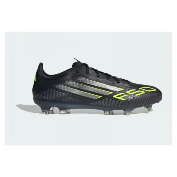 Pánske futbalové kopačky outdoorové ADIDAS F50 Pro M FG core black iron metallic lucid lemon