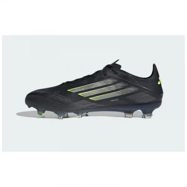 Pánske futbalové kopačky outdoorové ADIDAS F50 Pro M FG core black iron metallic lucid lemon
