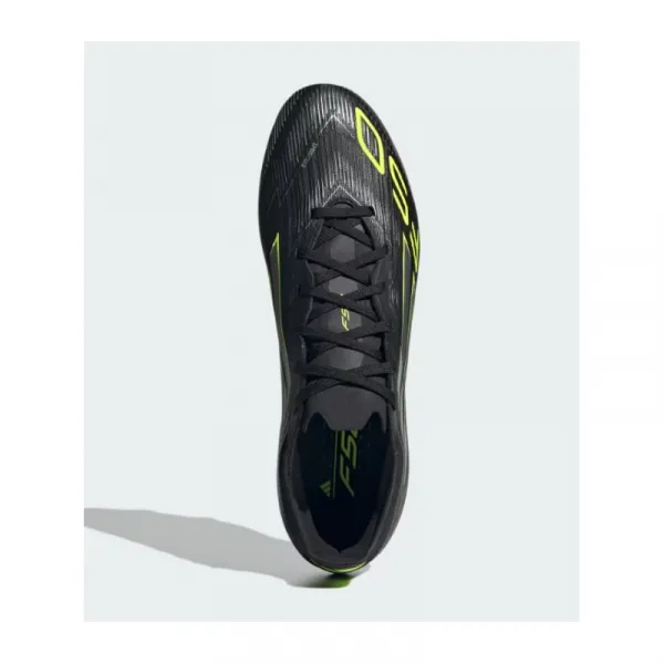 Pánske futbalové kopačky outdoorové ADIDAS F50 Pro M FG core black iron metallic lucid lemon