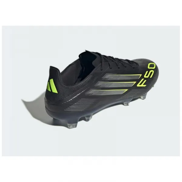 Pánske futbalové kopačky outdoorové ADIDAS F50 Pro M FG core black iron metallic lucid lemon