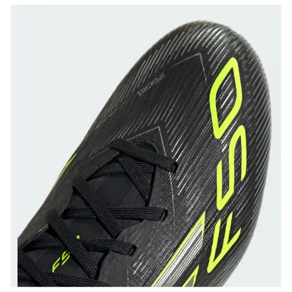 Pánske futbalové kopačky outdoorové ADIDAS F50 Pro M FG core black iron metallic lucid lemon