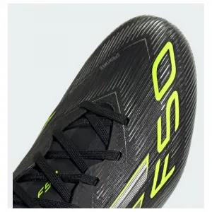 Pánske futbalové kopačky outdoorové ADIDAS F50 Pro M FG core black iron metallic lucid lemon