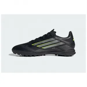 Pánske futbalové kopačky turfy ADIDAS F50 League M TF core black iron metallic lucid lemon