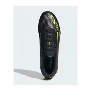 Pánske futbalové kopačky turfy ADIDAS F50 League M TF core black iron metallic lucid lemon