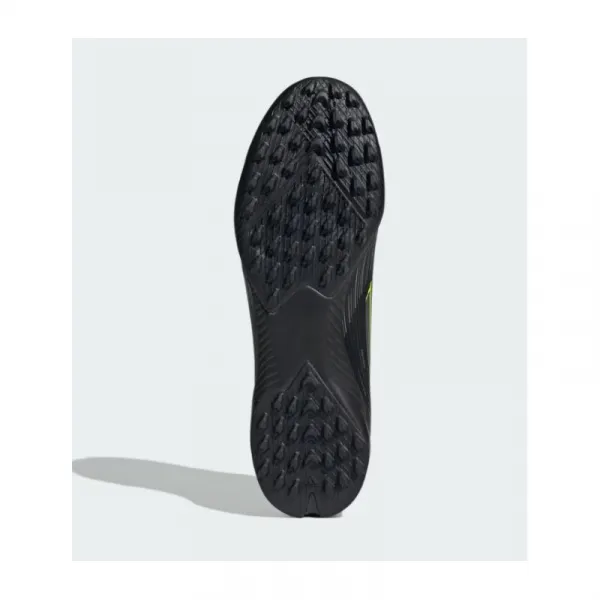 Pánske futbalové kopačky turfy ADIDAS F50 League M TF core black iron metallic lucid lemon