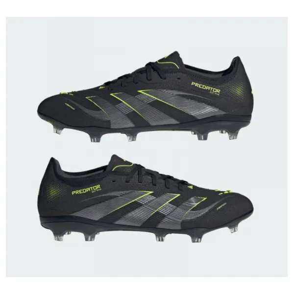Pánske futbalové kopačky outdoorové ADIDAS Predator Pro M FG core black carbon lucid lemon