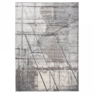Béžovo-sivýdizajnovýkoberecsabstraktnýmvzoromŠírka:60cm|Dĺžka:100cm56681_115533