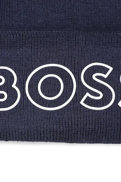 Detská čiapka s prímesou vlny BOSS