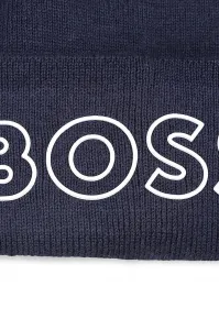 Detská čiapka s prímesou vlny BOSS