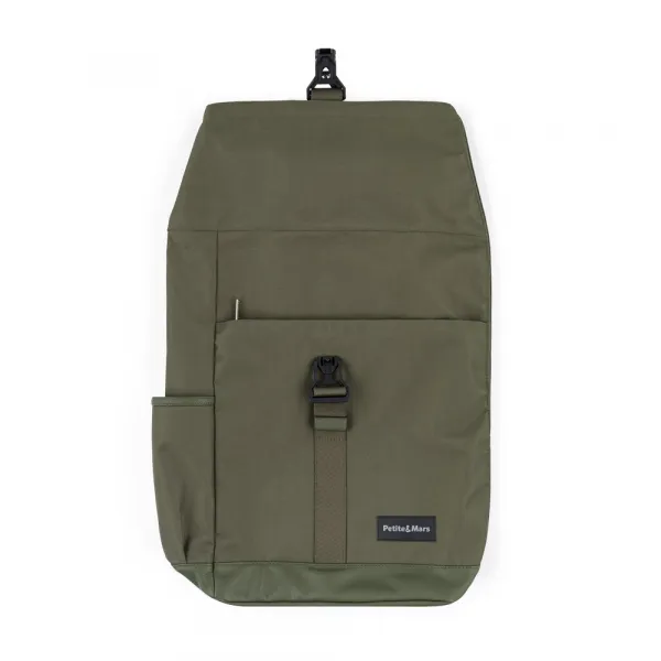 PETITEMARS Prebaľovací batoh Petite&Mars Jackob Military Green