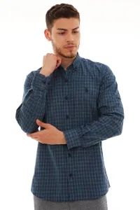 G724 DEWBERRY MEN'S SHIRT-NAVY-KHAKI