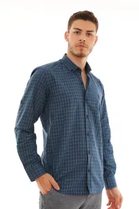 G724 DEWBERRY MEN'S SHIRT-NAVY-KHAKI