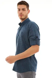 G724 DEWBERRY MEN'S SHIRT-NAVY-KHAKI