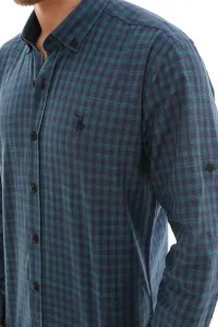 G724 DEWBERRY MEN'S SHIRT-NAVY-KHAKI