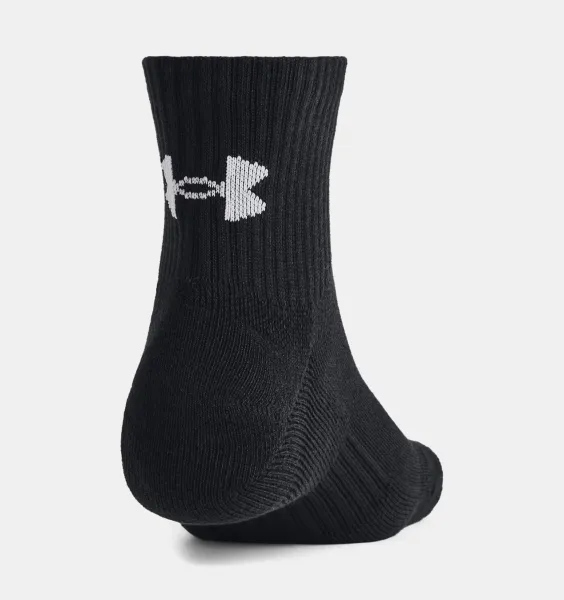 Under Armour Training Cotton 3pk Qtr Socks