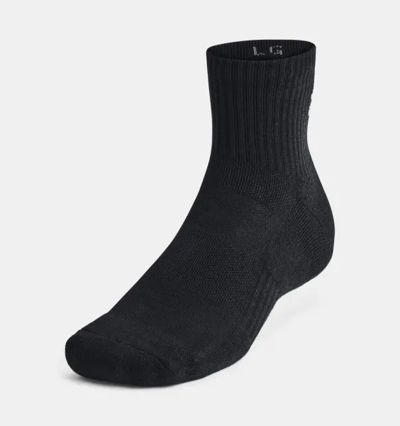 Under Armour Training Cotton 3pk Qtr Socks
