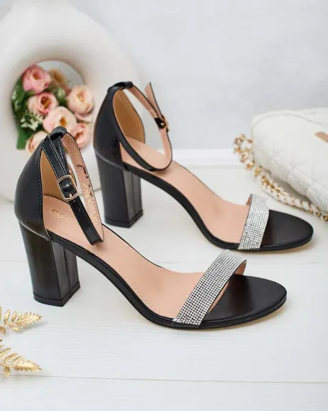 Resti Women's sandals with zircons Cemilces