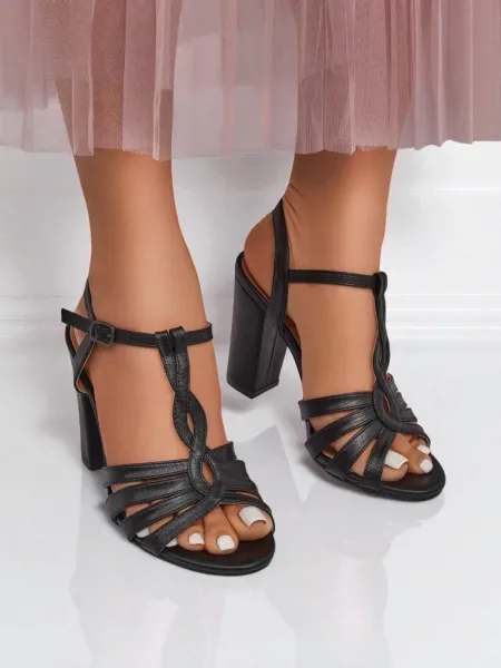 Resti Women's block heel sandals Daffi Elegance