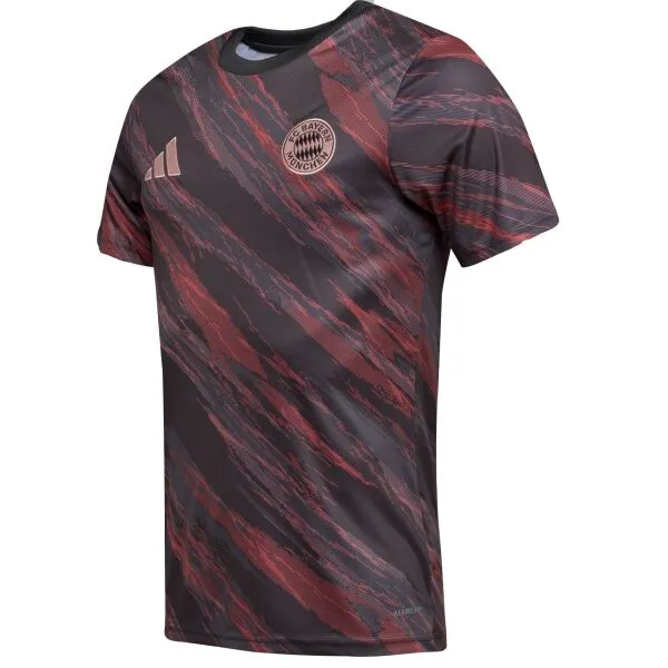 adidas FC BAYERN PRESHI Pánske športové tričko, tmavo sivá, veľkosť