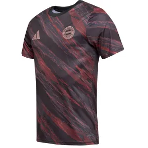 adidas FC BAYERN PRESHI Pánske športové tričko, tmavo sivá, veľkosť
