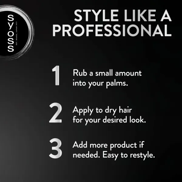 Syoss Invisible Hold transparentná stylingová pasta pre stredne silnú fixáciu 100 ml