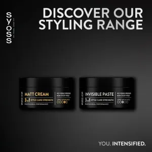 Syoss Invisible Hold transparentná stylingová pasta pre stredne silnú fixáciu 100 ml