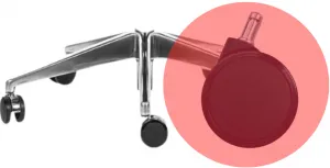 MERCURY Ergonomická kancelárska stolička ORION JNS-801, čierna W-51 (vzorovaná), leštěný kríž