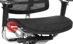 MERCURY Ergonomická kancelárska stolička ORION JNS-801, čierna W-51 (vzorovaná), leštěný kríž