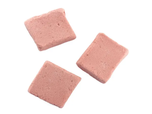Smoothie lyofilizované štvorčeky jahoda váha 100g