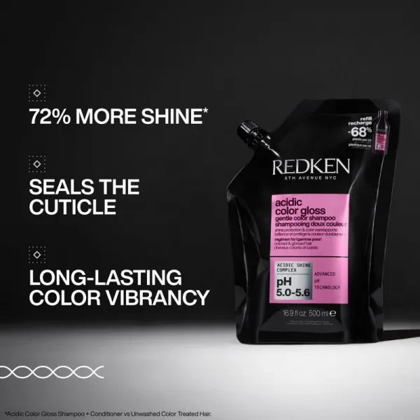Redken Acidic Color Gloss rozjasňujúci šampón pre farbené vlasy 500 ml