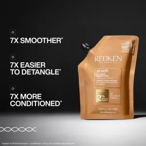Redken All Soft vyživujúci šampón pre suché a slabé vlasy 500 ml