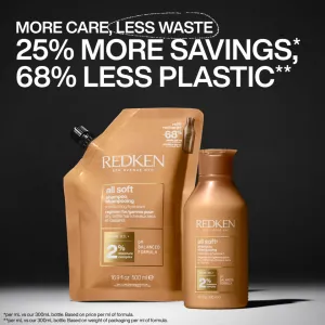 Redken All Soft vyživujúci šampón pre suché a slabé vlasy 500 ml
