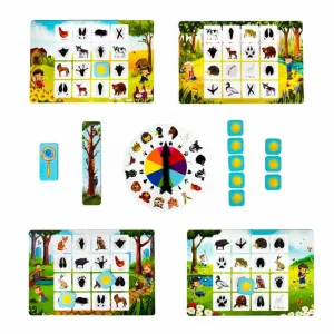 Captain Smart - Inteligentné bingo - po stopách zvierat