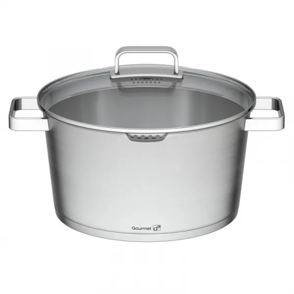 G21 Sada riadu Gourmet Magic s cedníkom, 4 díly, nerez