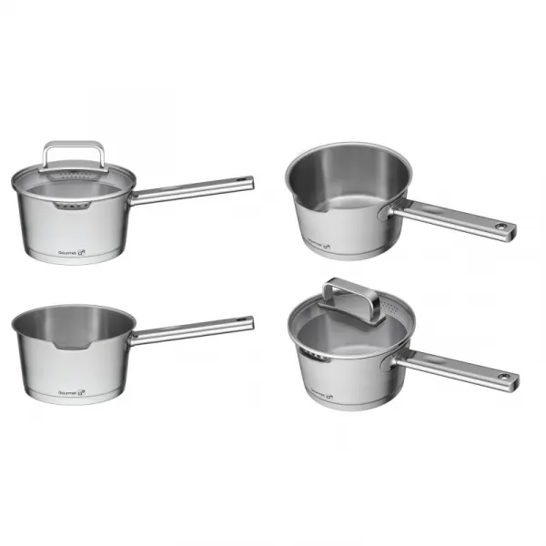 G21 Sada riadu Gourmet Magic s cedidlom, 9 dielov, nerez