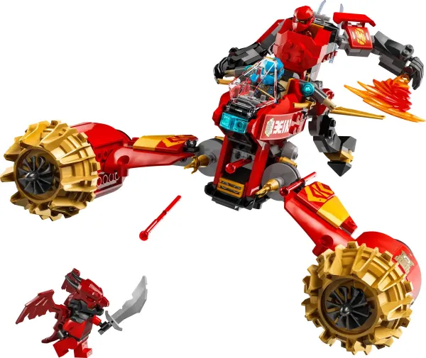 LEGO® NINJAGO® 71830 Kaiov búrkový jazdec a drak