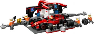 LEGO® City 60443 Zastávka v F1® a Pit Crew s autom Ferrari