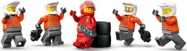 LEGO® City 60443 Zastávka v F1® a Pit Crew s autom Ferrari