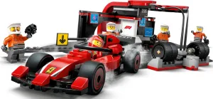 LEGO® City 60443 Zastávka v F1® a Pit Crew s autom Ferrari