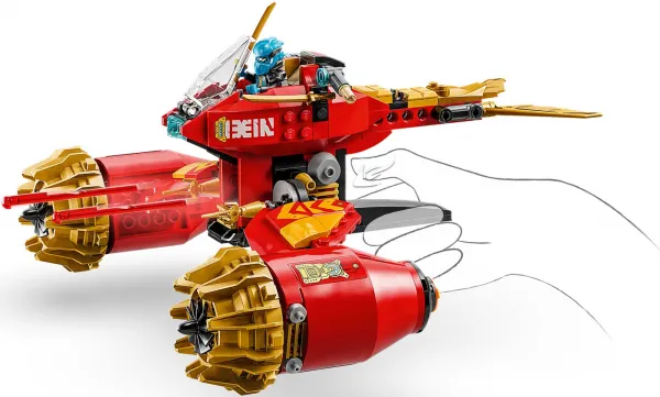 LEGO® NINJAGO® 71830 Kaiov búrkový jazdec a drak