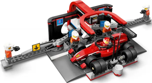 LEGO® City 60443 Zastávka v F1® a Pit Crew s autom Ferrari