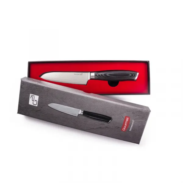 G21 Nôž Gourmet Damascus 13 cm, Santoku