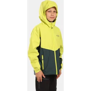 KILPI ORLETI Chlapčenská outdoorová bunda, tmavo zelená, veľkosť