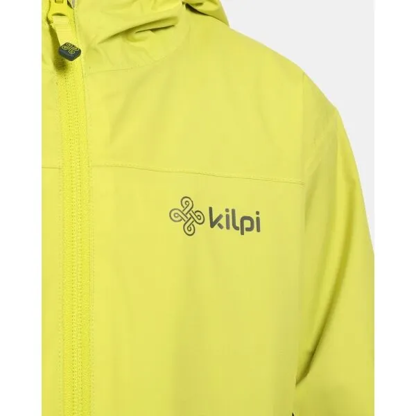 KILPI ORLETI Chlapčenská outdoorová bunda, tmavo zelená, veľkosť