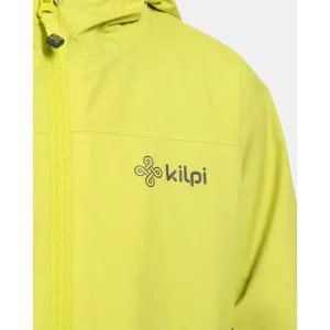 KILPI ORLETI Chlapčenská outdoorová bunda, tmavo zelená, veľkosť