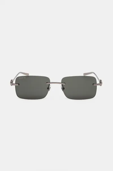 Slnečné okuliare Gucci pánske, strieborná farba, GG1703S