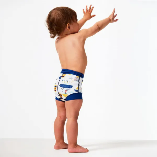 Plavky Happy Nappy Tug Boats L (6 – 12 mes.)