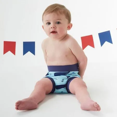 Plavky Happy Nappy Veľryba L (6 – 12 mes.)
