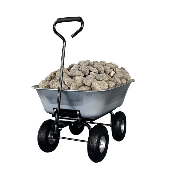 Záhradný vozík, oceľový, pozinkovaný, nosnosť 250kg