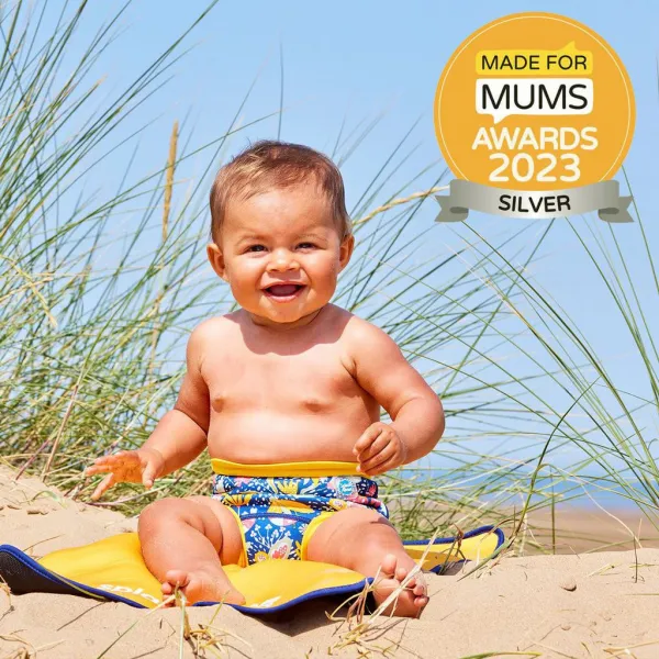 Antibakteriálne plavky Happy Nappy DUO Garden Delight L (6 – 12 mes.)